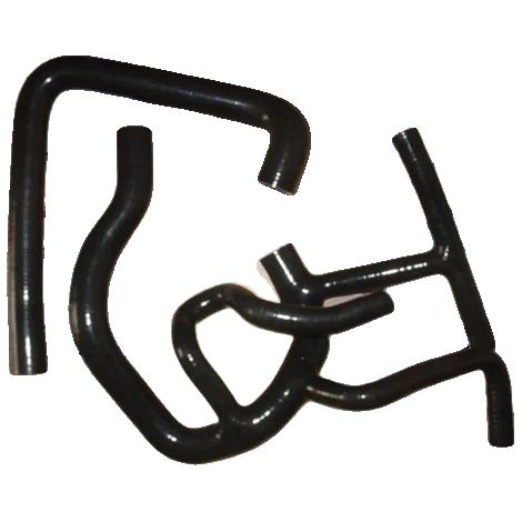Manguera de refrigeración, material de silicona, alto rendimiento, negra. (1/2)