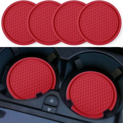 Sous-Verre Antidérapant - Redondo Plástico - Para Interior Vehículo y Hogar - Pack de 4 (1/5)