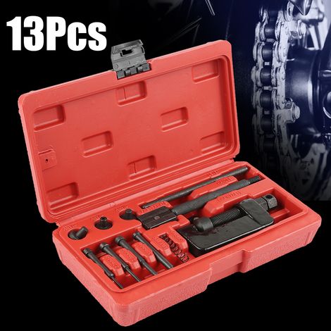 SiFree®13pcs Kit Complet rivé dérive Démontage de Chaîne Moto Kit rivé dérive chaîne moto acier Rivetage separateur (1/5)
