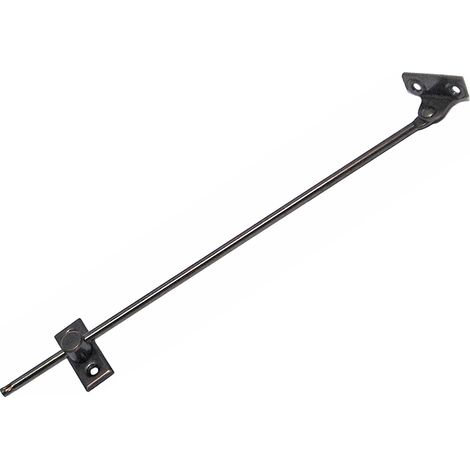 Asta tonda per ante a ribalta - 250 mm. - bronzato