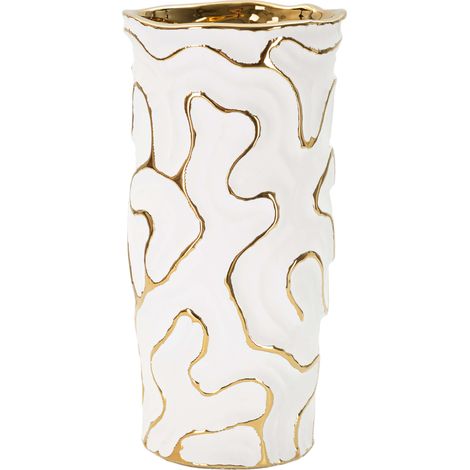 Banisilo, Vaso Colore Struttura oro, Bianco (1/5)