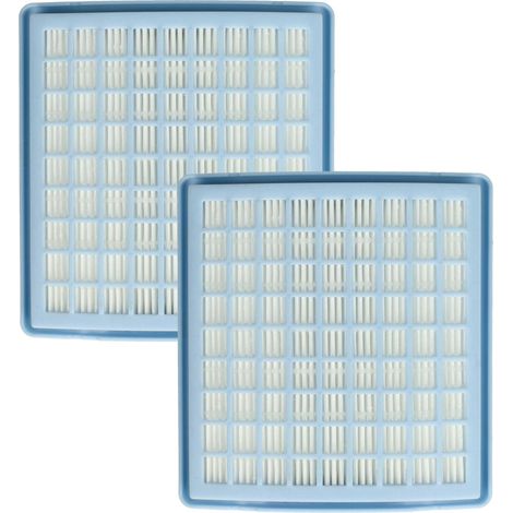 vhbw 2x filtro compatibile con Miele S145, S144 Gallery Tappeti Moquette, S144 Senator 1300 aspirapolvere - Filtro HEPA anallergico