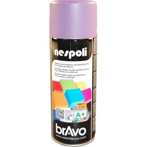 Peinture Aérosol BRAVO NESPOLI - Bleu lilas (180403) 0,4 L