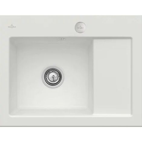 VB Einbauspüle Subway 45 Compact 331202 650x510mm Rechteck Steam CeramicPlus (1/3)