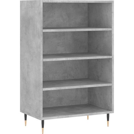 Maison Exclusive - Aparador alto madera de ingeniería gris hormig