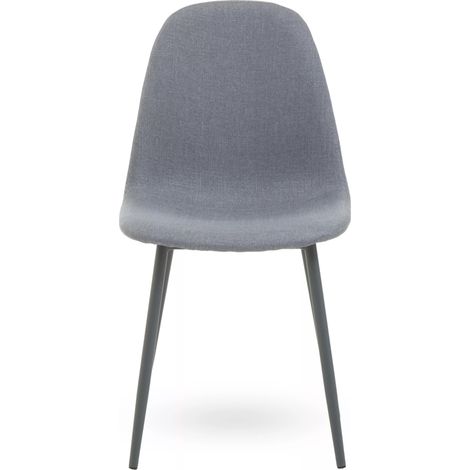 Interiors by Premier Dining Chair with Grey Powder Legs, Easy to Clean Velvet Accent Chair, High-Back Comfy Armchair (1/5)
