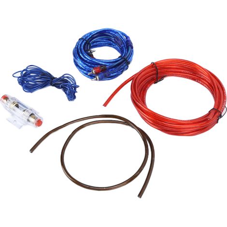 Kit Câblage Amplificateur Auto Puissance Ligne Sol Installation Subwoofer Avertisseur (1/5)