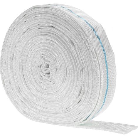 Tuyau de Refoulement 25mm ID 15m de Long Tuyau Vidange Piscine PVC Léger Contre-Lavage Tuyau Lay Plat Renforcé Décharge 0.8Mpa Pour Piscine (1/5)