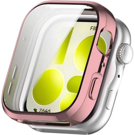 Funda 2 en 1 con protector de pantalla para Huawei Watch Fit 5 Pro, color rosa. (1/5)