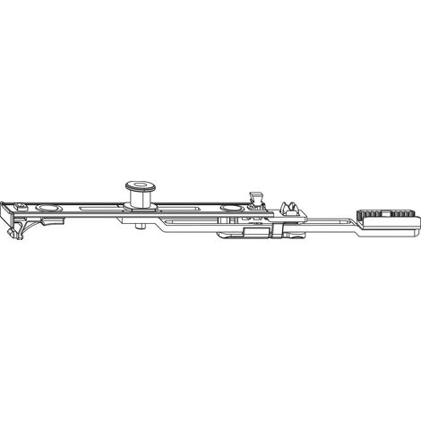 Roto E-Tec Control NT/NX Getriebeanschluss MVS 1P - Zapfen mit integriertem Magnet, silber (1/2)