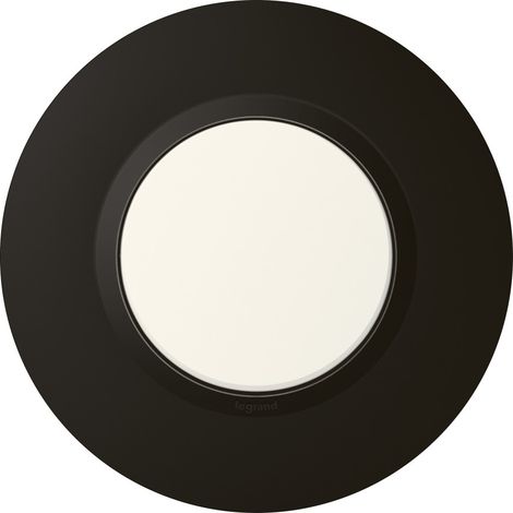 Dooxie dekorative Einzel-Frontplatte, LEGRAND, Samtschwarz LEGRAND