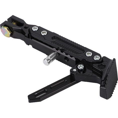 Support universel moto en alliage d'aluminium, béquille latérale réglable, pied stabilisateur trépied (1/5)