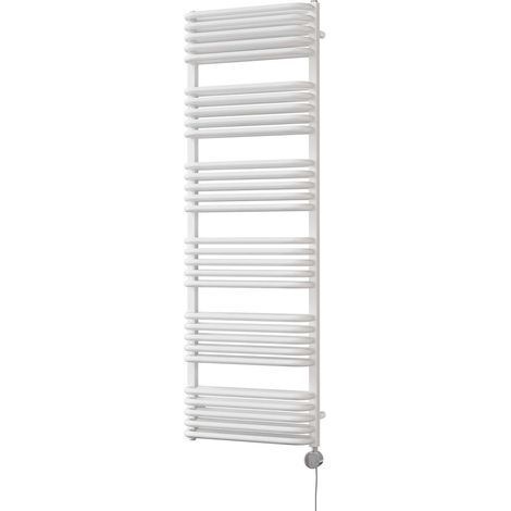 Crossmoor - White Electric Towel Rail H1533mm x W500mm 1200w Thermostatic (1/2)