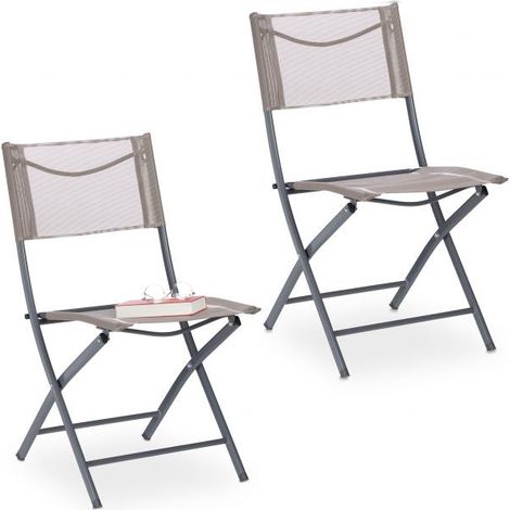 Sedia da giardino pieghevole Set di 2 (1/5)