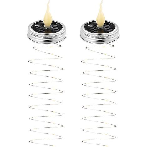 Guirlande lumineuse pour couvercles de bocaux Mason (2 pièces) (1/3)