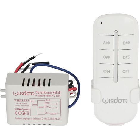 Centralina telecomando a 3 canali per controllo luci wireless (1/3)