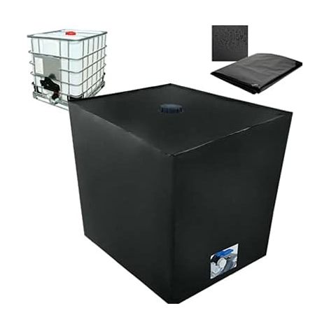 Coperchio per serbatoio dell'acqua, per serbatoio IBC da 1000 litri, antipolvere, resistente ai raggi UV e alla pioggia (116 x 100 x 120 cm)
