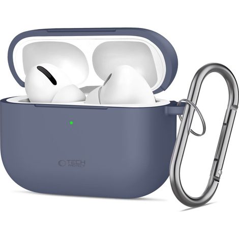 Gancio in silicone TECH-PROTECT per Apple AirPods Pro 3, azzurro chiaro (1/5)