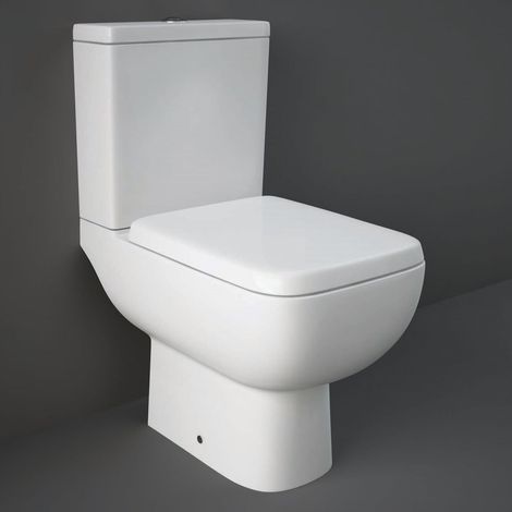 RAK Series 600 Close Coupled Toilet with Soft Close Wrapover Seat (1/5)
