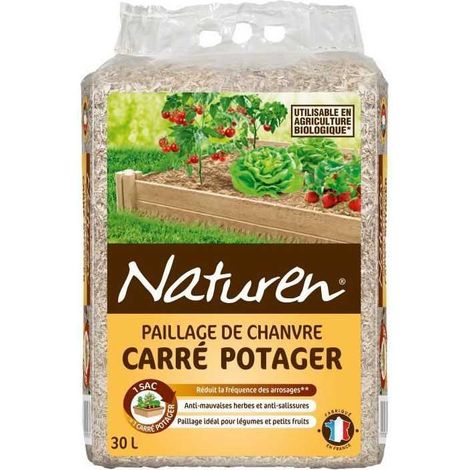Cobertura de cáñamo cuadrada para huerto de 30 litros - Naturen
