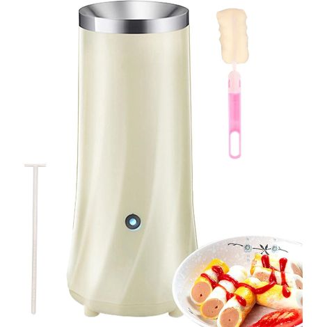Máquina para preparar rollitos de huevo de calentamiento rápido, máquina para preparar desayunos con perritos calientes, ayuda en la cocina para estudiantes/principiantes. (1/5)