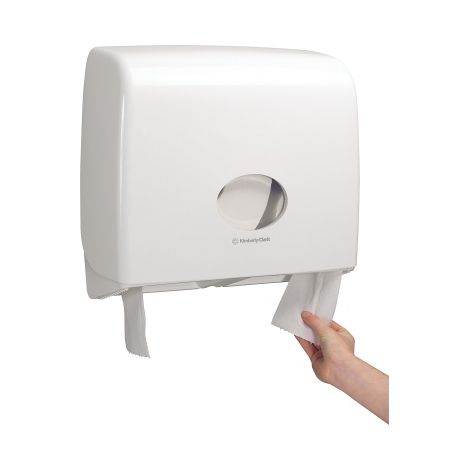 Aquarius Jumbo Nonstop-Spender für Toilettenpapier, Weiß (1/4)