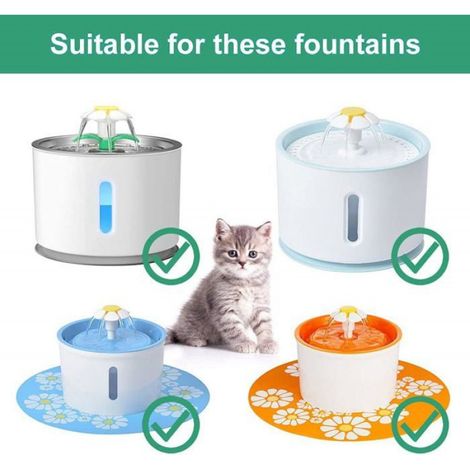 Filtre pour fontaine à chat - - 6 filtres - Charbon actif - Résine - Double action (1/5)