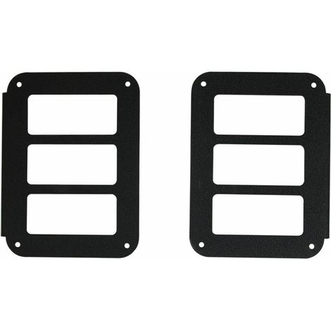 Suitable for Jeep 07-17 Wrangler JK modified luxury taillight frame Wrangler full-coverage taillight cover (1/4)