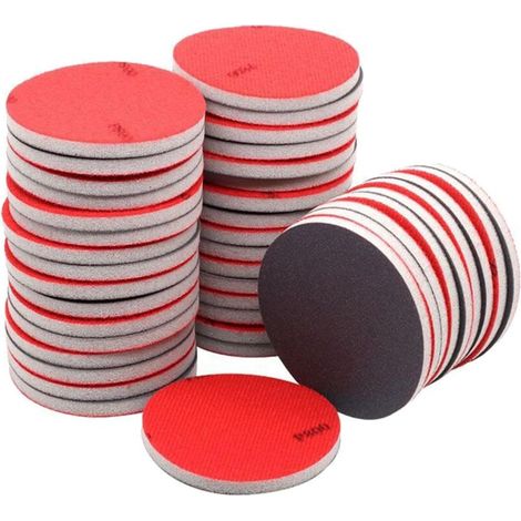 Set mit 24 weichen, flexiblen, nassen und trockenen Schleifschwämmen, manuelle Schleifklötze für Holz, Gipskarton, Lack und Autoreparaturen (1/4)