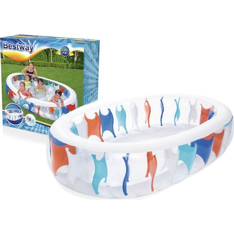 PISCINE GONFLABLE OVALE 536LT 229X152H51-54066 (1/5)