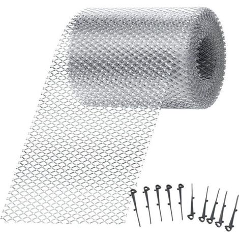 Dachrinnenschutznetz 12,7 x 610 cm – Verstopfungsfreies Filtergitter – UV-beständig für Laub, Äste und Schmutz – Für den Außenbereich/Park (1/4)