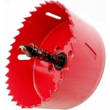 Set di punte a tazza da 80 mm, punte a tazza HSS M42 per impieghi gravosi, seghe a tazza per legno, alluminio, ferro, lamiera, tubi di plastica (1/4)