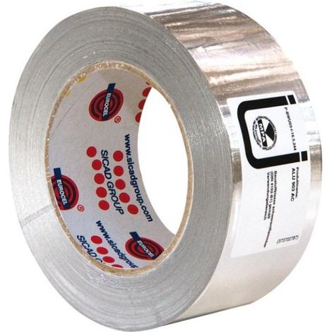 Eurocel HT 903 Cinta Adhesiva de Aluminio Plateada 50 mm