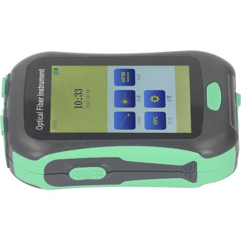 Glasfaser-Tester mit 3,5-Zoll-Touchscreen, 5-in-1-Funktion, AUA 18A optisches Zeitbereichsreflektometer, EU-Stecker, 100–240 V (1/5)