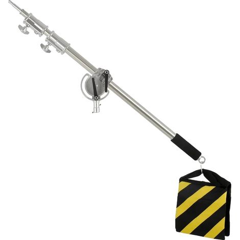 Trépied, Acier Inoxydable Résistant, Hauteur Réglable, Seulement bras de grue (1/2)