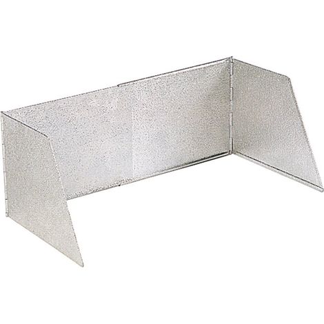 Pare-flamme en aluminium extensible pour réchaud à gaz – Protection contre le vent – Dimensions 59 x 24 x 28 cm – Poids 0,5 kg