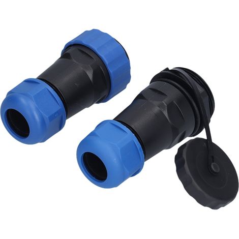 Connecteur aviation mâle/femelle à 3 broches, étanche et résistant aux antioxydants, pour une utilisation étendue. (1/5)