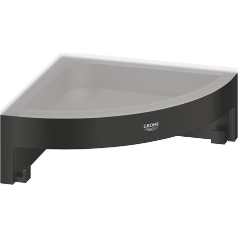 Estante de esquina GROHE Start Cube en negro mate