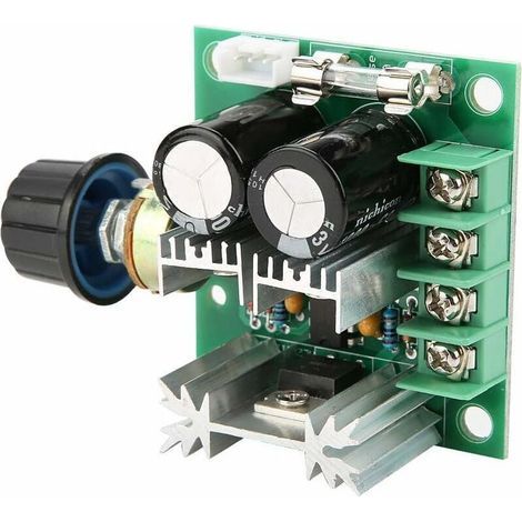 Regolatore di velocità motore da 10 A, regolatore di velocità motore PWM DC 12V-40V, modulo di commutazione a velocità variabile per regolatore motore DC (1/4)