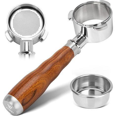 Porte-filtre sans fond 54 mm 3 oreilles pour 8 Series, Barista Express, Barista Touch, Bambino, Infuser et Duo-Temp Pro (1/5)