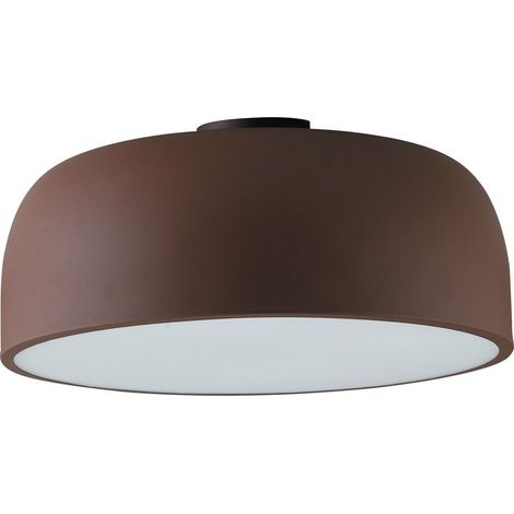 Fan Europe Bistrot - Lámpara de techo empotrada, bronce, blanco, E27