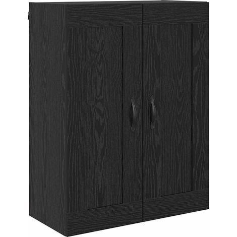 Maison Exclusive - Pensile Rovere Nero 69,5 x 34 x 90 cm Legno multistrato