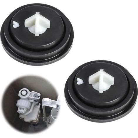 Lot de 2 Rondelles de Diaphragme de Soupape, Membranes pour Robinet Flotteur, Réparation Facile de la Chasse d'Eau,Valves à Flotteur, Matériau Caoutchouc de Qualité (2PCS) (1/4)
