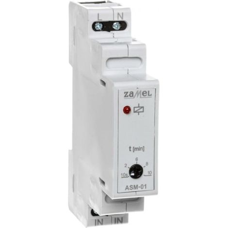 Treppenhaus-Timer 16A 230V AC 4000VA 1Z 10 s bis 10 min ASM-01 EXT10000004