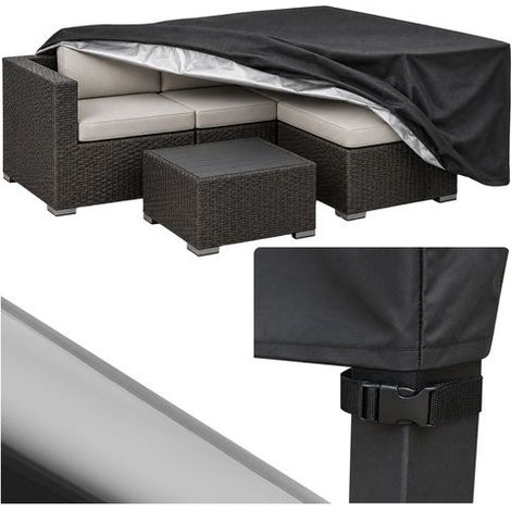 Housse impermeable pour mobilier de jardin 205 x 160 x 70 cm resistante aux uv 228063423 (1/5)