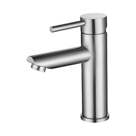 QORVA-Robinet de salle de bain, eau chaude et froide, hauteur du bec 11 cm, robinet lave-mains en acier inoxydable eau chaude et froide (1/5)