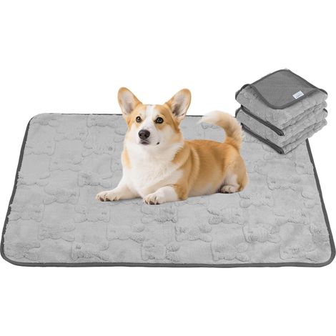 2 Paquets Tapis Absorbant Lavable pour Chien 70X100cm, réutilisable pour Chiens, Absorption Rapide, Tapis hygiénique pour Chiots, Chiens âgés ou incontinents (1/5)
