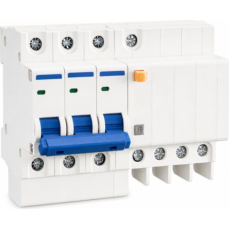 Disjoncteur différentiel 3P 6A courbe C 6kA EN61009