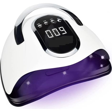 Lampe à ongles UV LED Lampe à ongles UV LED Lampe à LED UV for sèche-ongles manucure avec câble de 1,5 m Lampe de séchage des ongles Vernis à gel UV 66LEDS avec écran LCD Lampe UV for manucure Gel Nai (1/5)