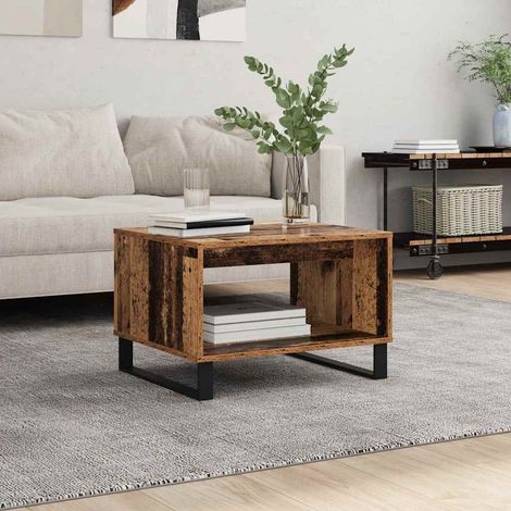 Table basse Bois ancien 60 x 50 x 40 cm Bois d'ingénierie vidaXL